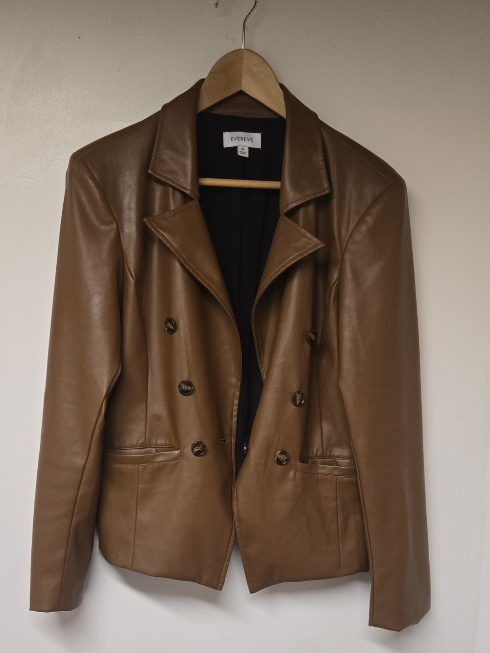 Evereve Leather Jacket M